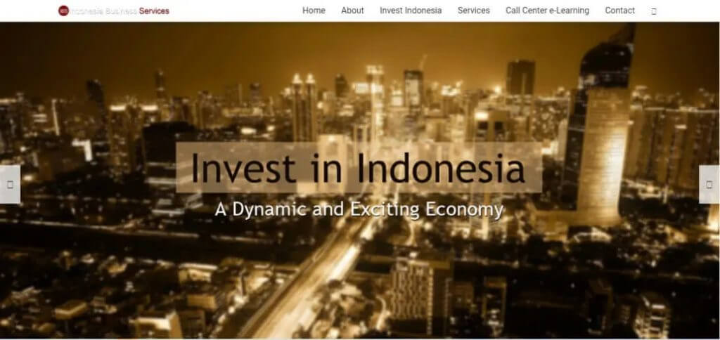Client Indonesia Business Services on our website design portfolio.